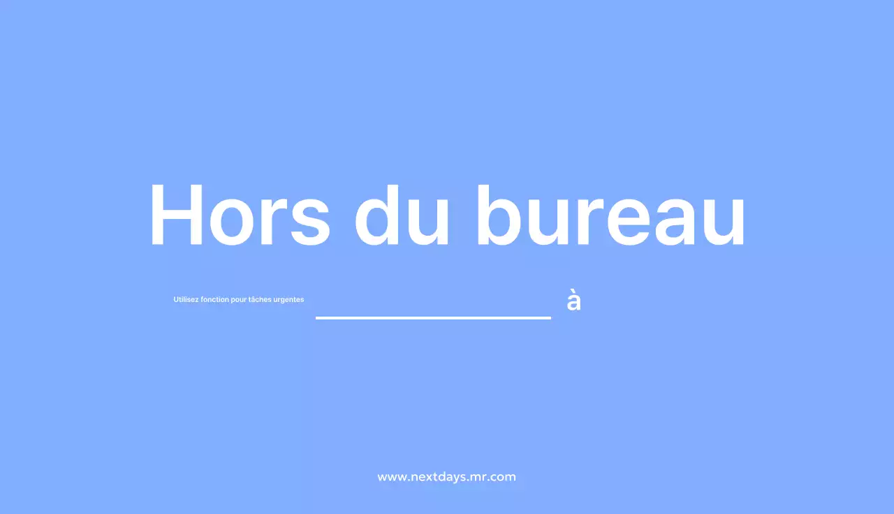 Calendrier photo de suivi des objectifs avec une touche de bleu