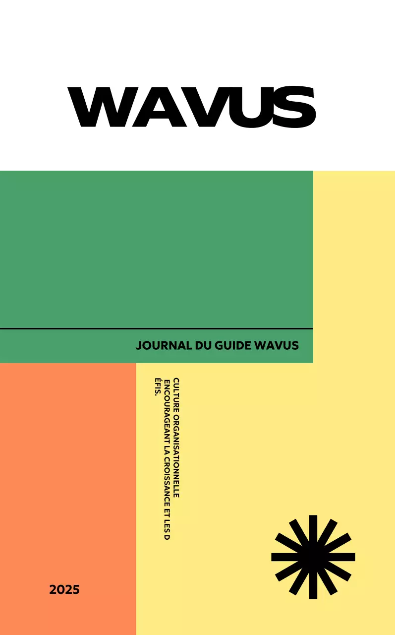 Un agenda d'entreprise simple avec une touche de couleur