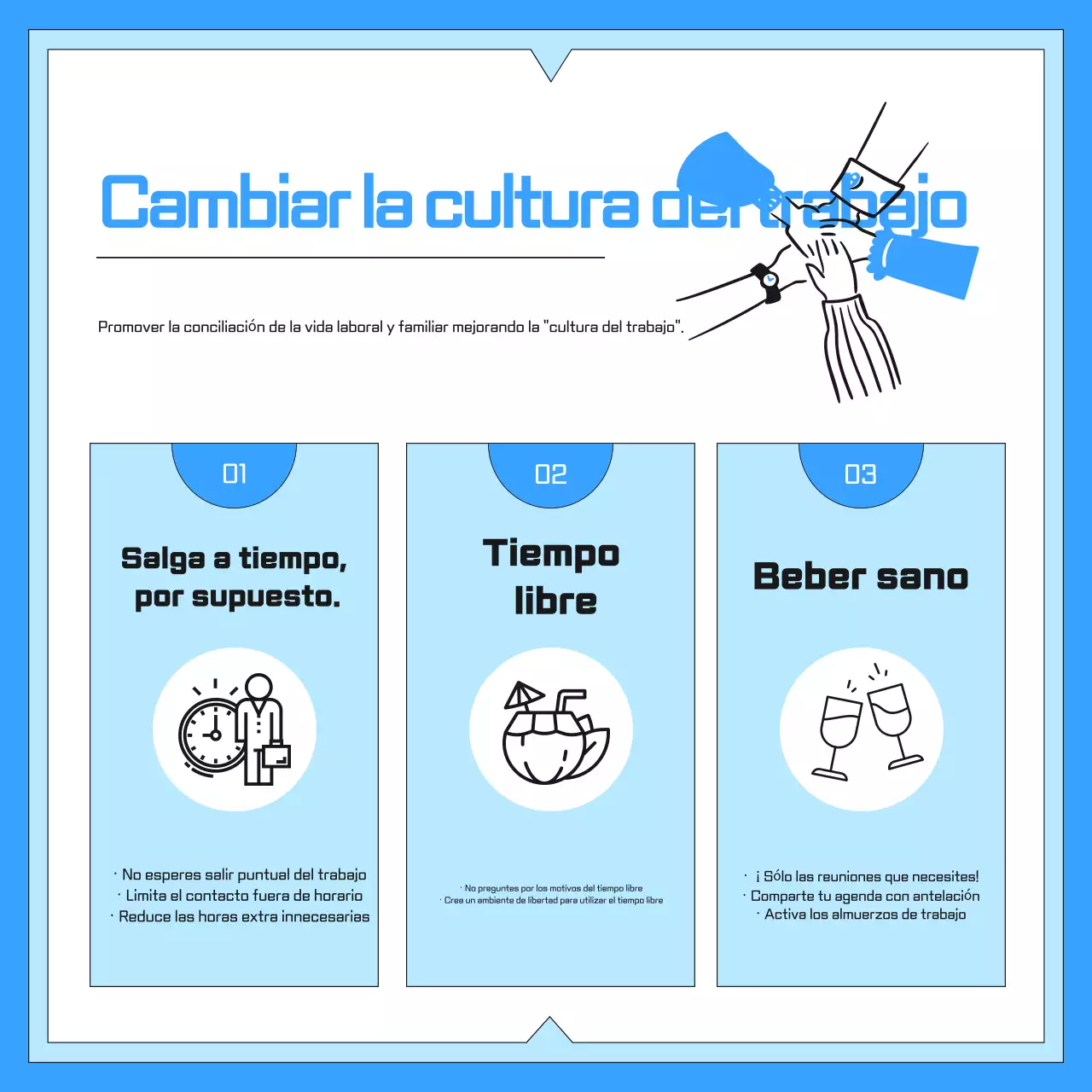 Guía de cultura laboral Blue Modern