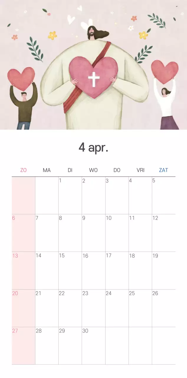 Pastel schone illustratie kerk