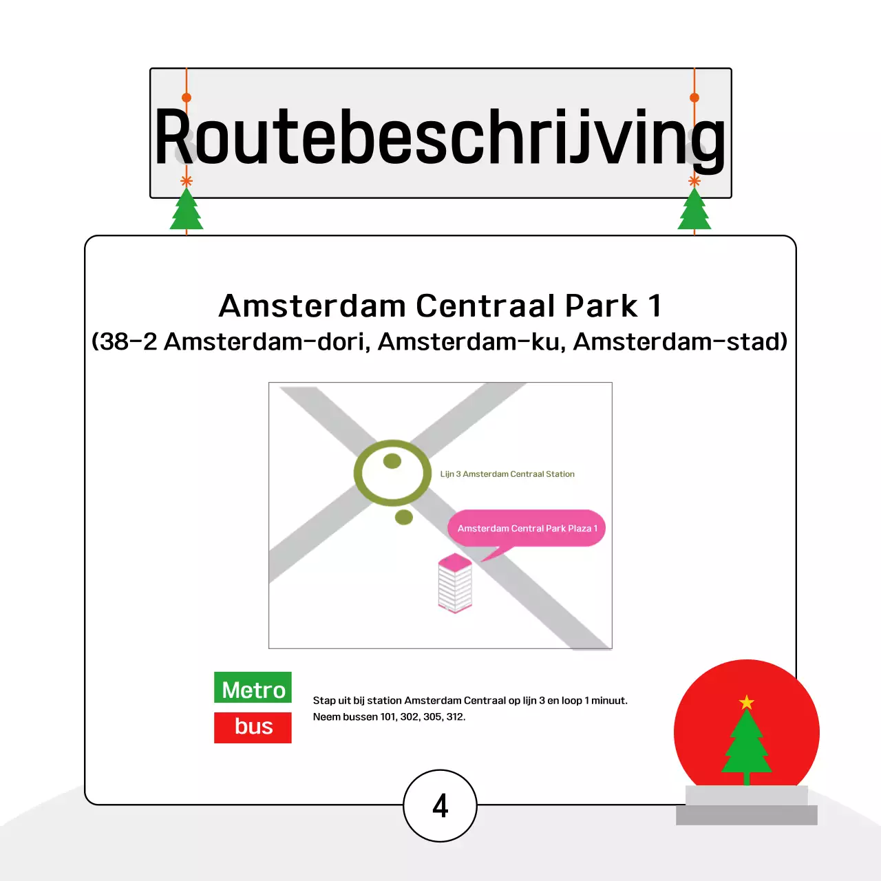 Groene eenvoudige kerstviering