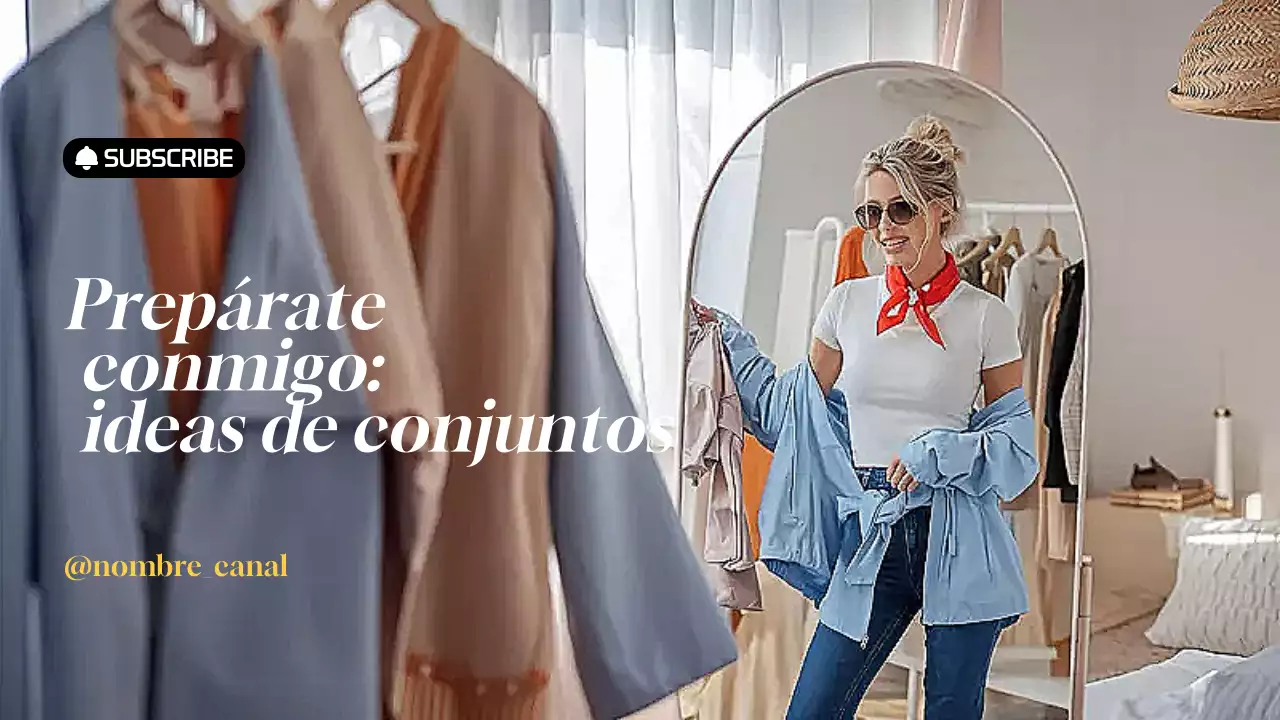 Beige Trendy Fashion Vlog