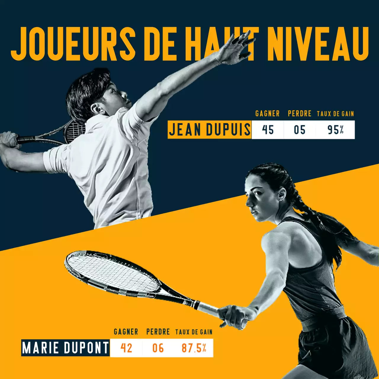 navy modern tennis promotion