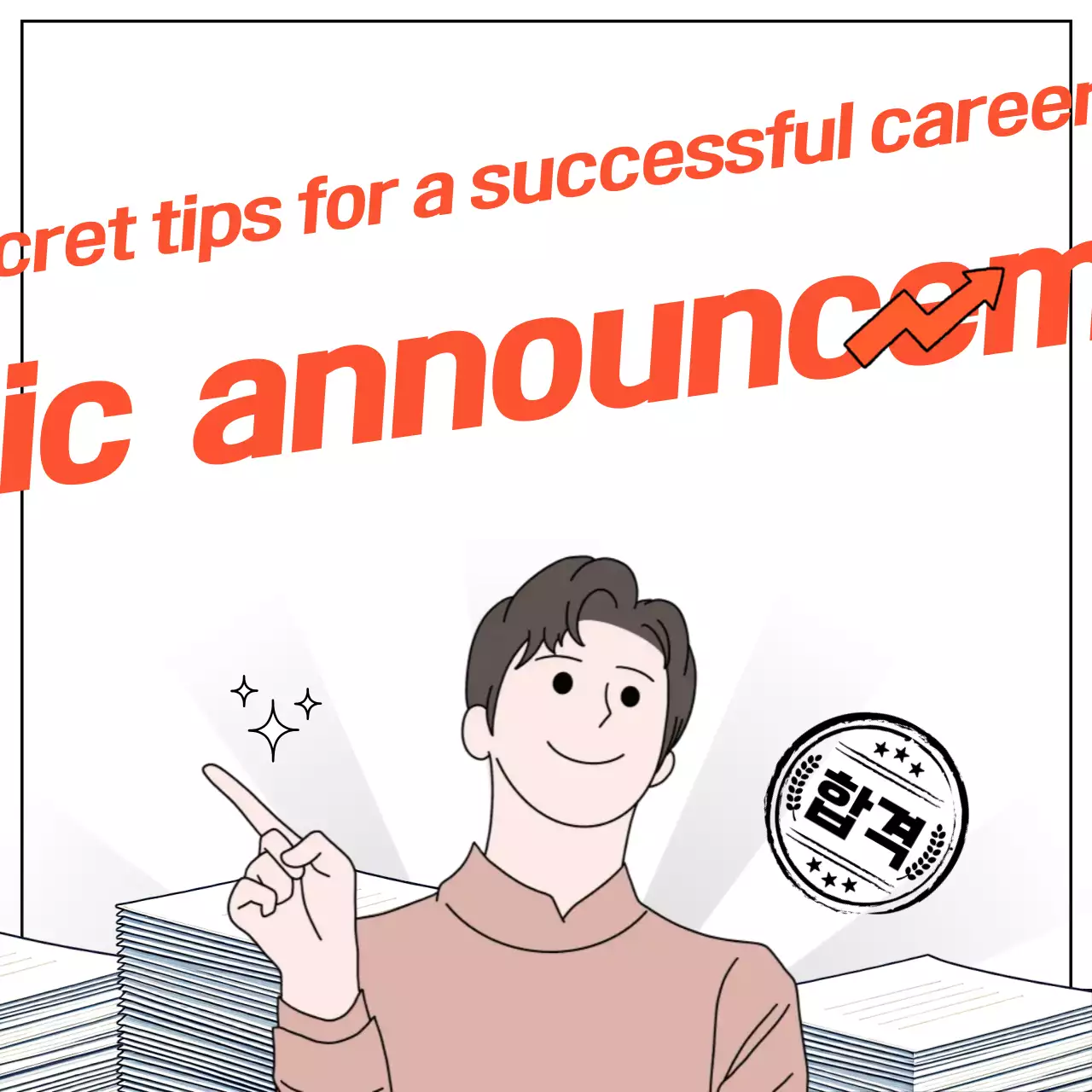 Orange Modern Career Guide Instagram Carousel