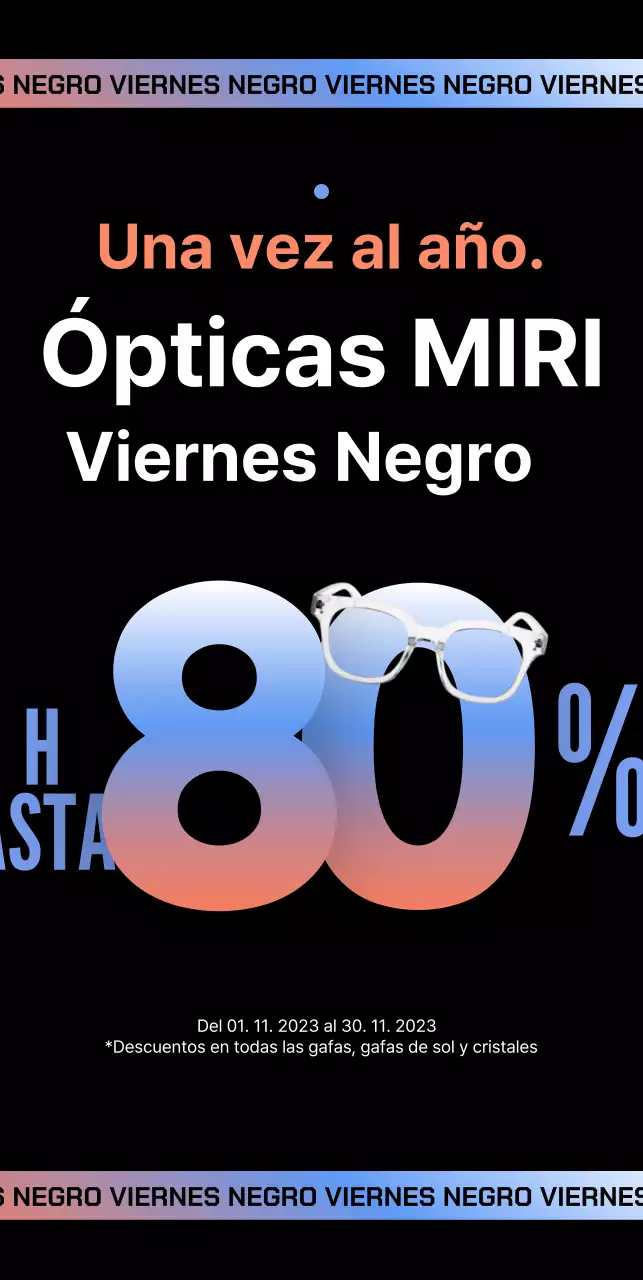 Ópticas Black Modern Black Friday