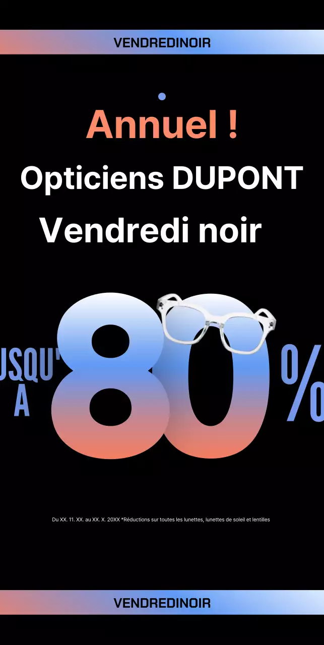 Opticiens Black Modern Black Friday