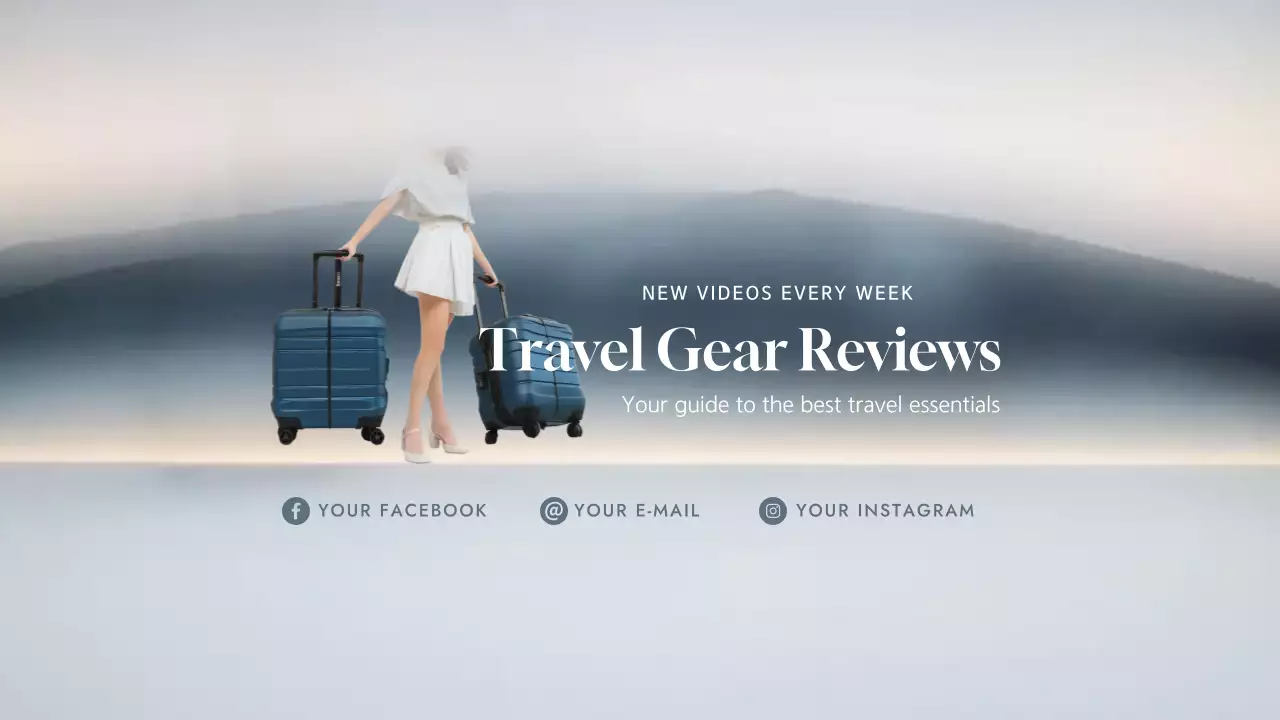 Blue Minimal Travel Promotion YouTube Thumbnail
