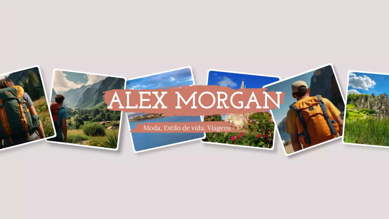 arte bege moderna do canal do youtube para viagens
