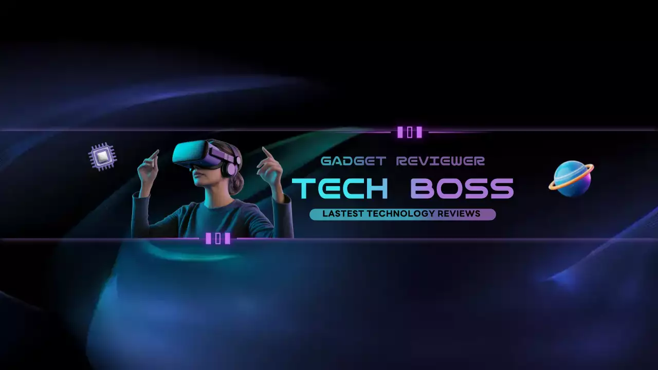 Blue Cyber Tech Promotion YouTube Thumbnail