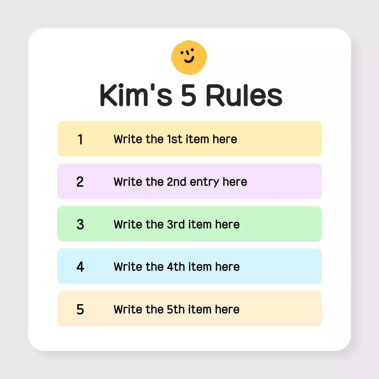 Panduan Aturan Sederhana dan Berwarna-warni untuk Posting Media Sosial