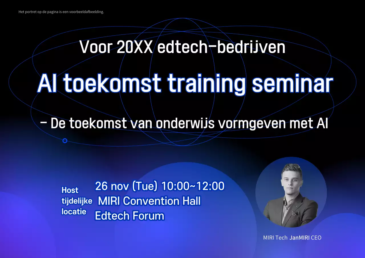 Blauwmoderne trainingsseminars promoten
