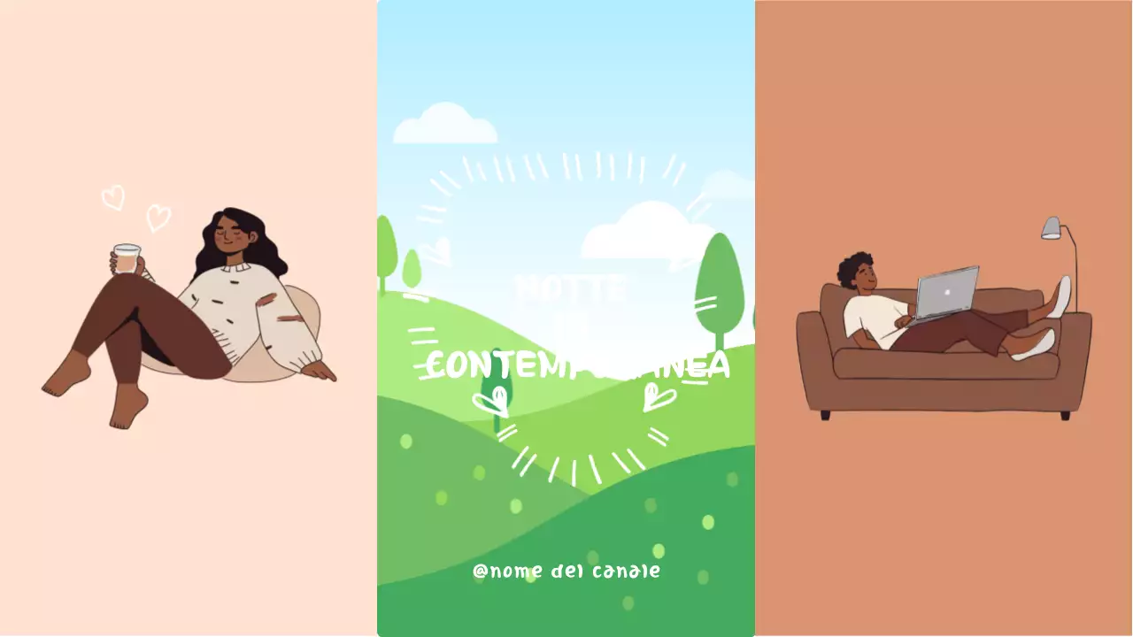 vlog sulla notte accogliente beige