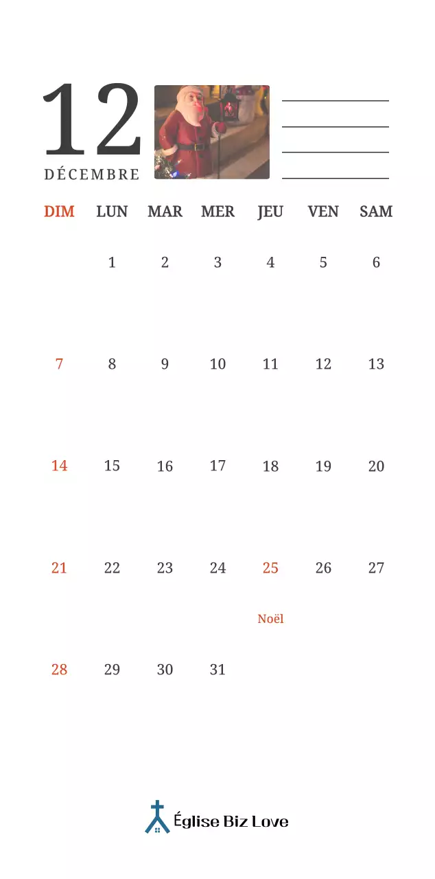 Calendrier photographique conceptuel mettant en scène des églises dans des paysages.