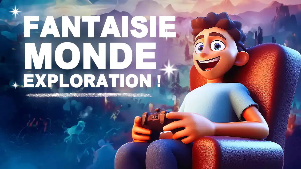 Annonce de jeux fantastiques colorés
