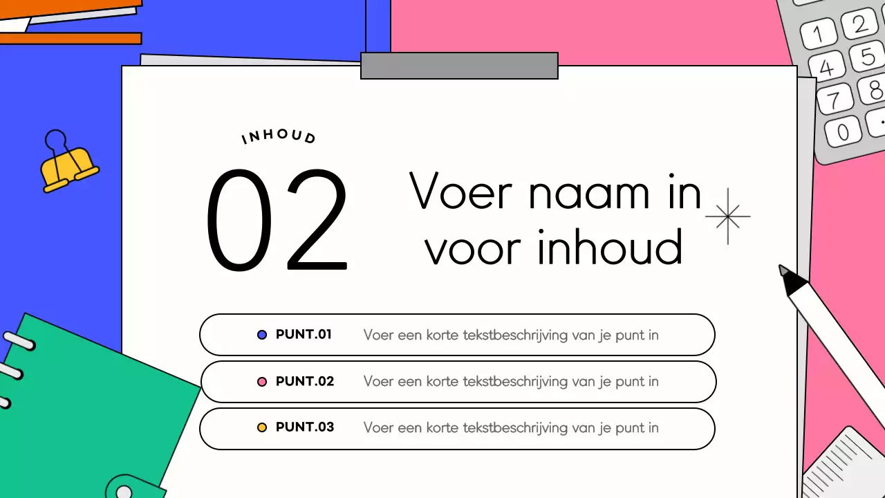 Een groene en aaibare zakelijke briefing