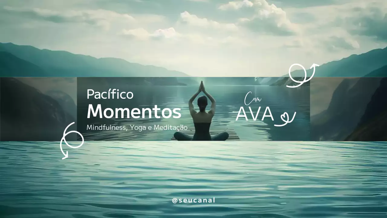 Promoção Teal Minimal Yoga