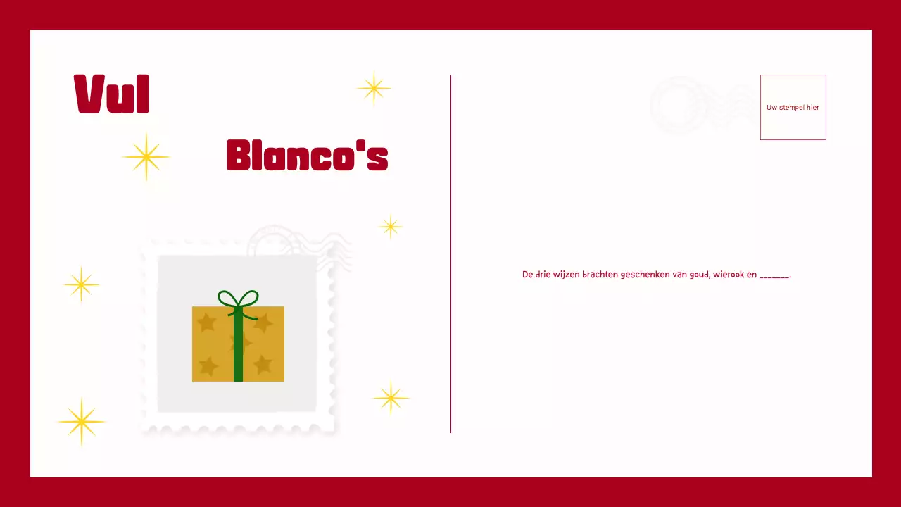 TRENDY LEUK ILLUSTRATIE KERST TRIVIA SPEL VOOR KINDEREN