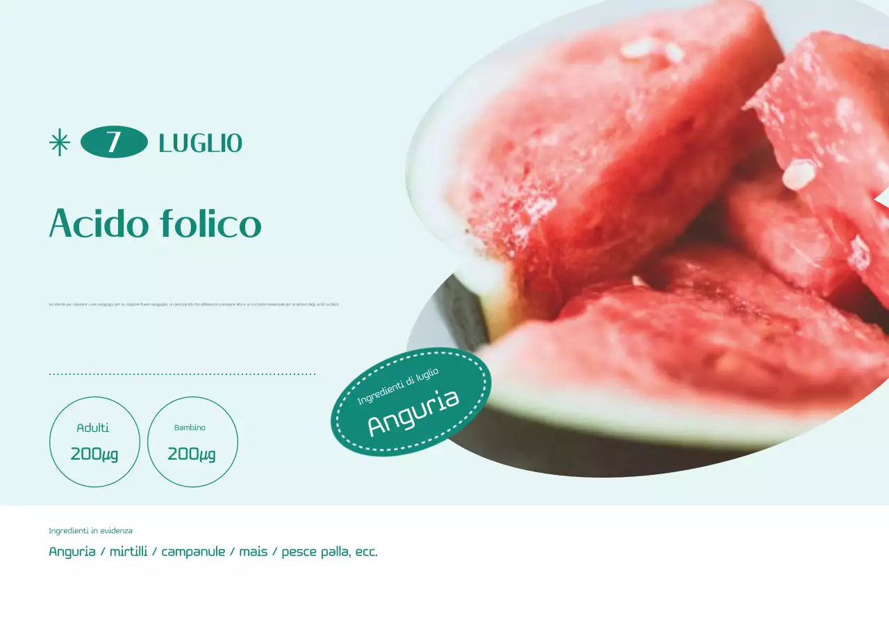 Calendario ospedaliero in cornice verde