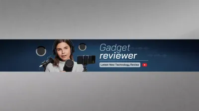 Blue Modern Technology Promotion YouTube Thumbnail