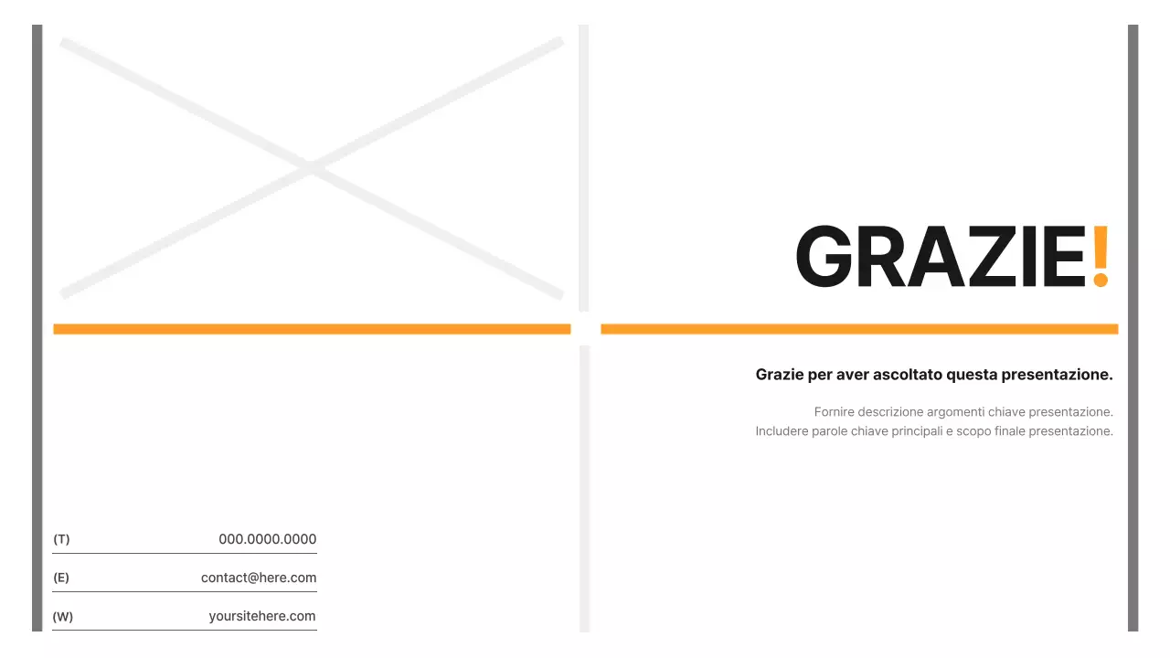 Un semplice rapporto di lavoro in giallo e grigio