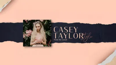 Beige Modern Fashion YouTube Channel Art