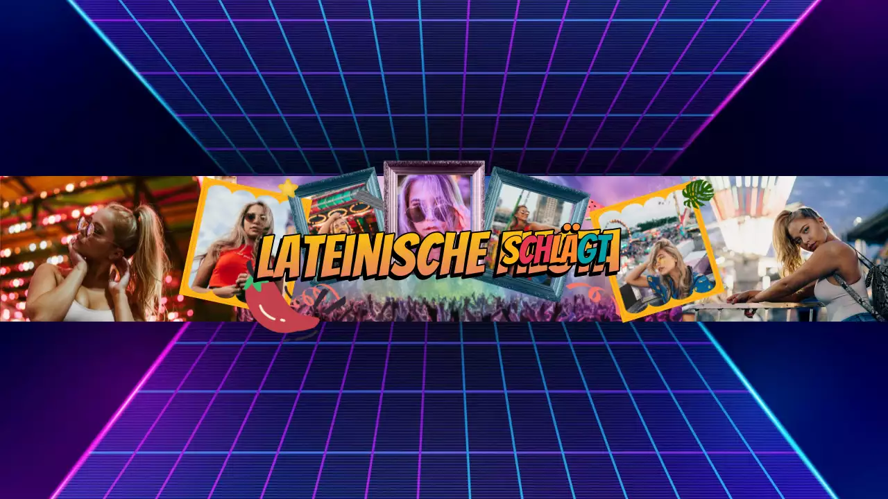 Regenbogen Retro Musik Werbung