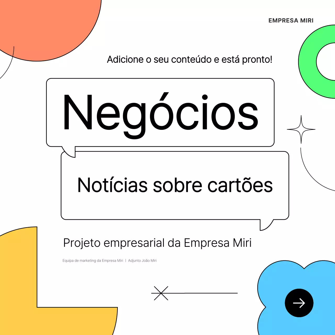 Promover o marketing da sua empresa em branco e de forma simples