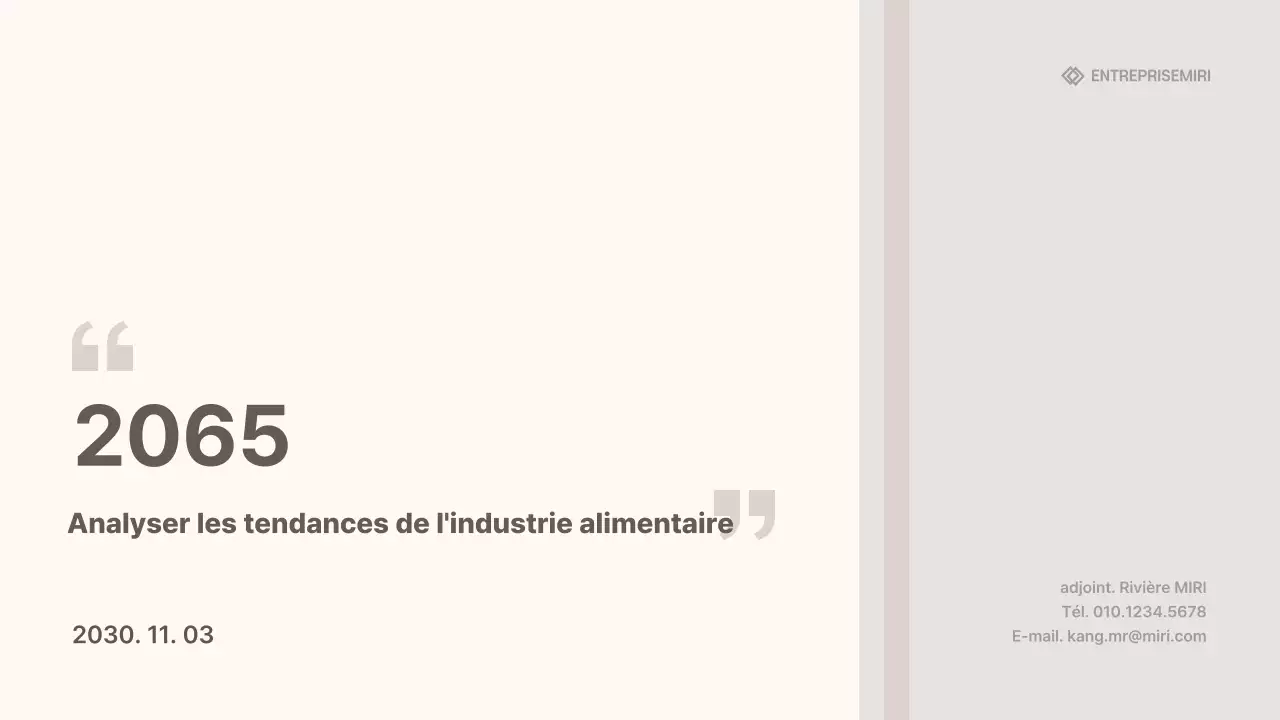 Analyse de l'industrie du beige moderne