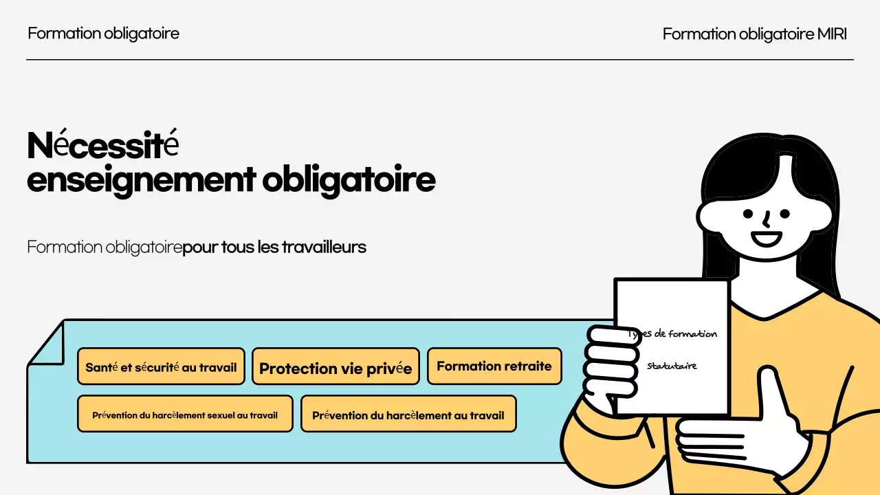 Formation à la prévention du harcèlement au travail Formation statutaire