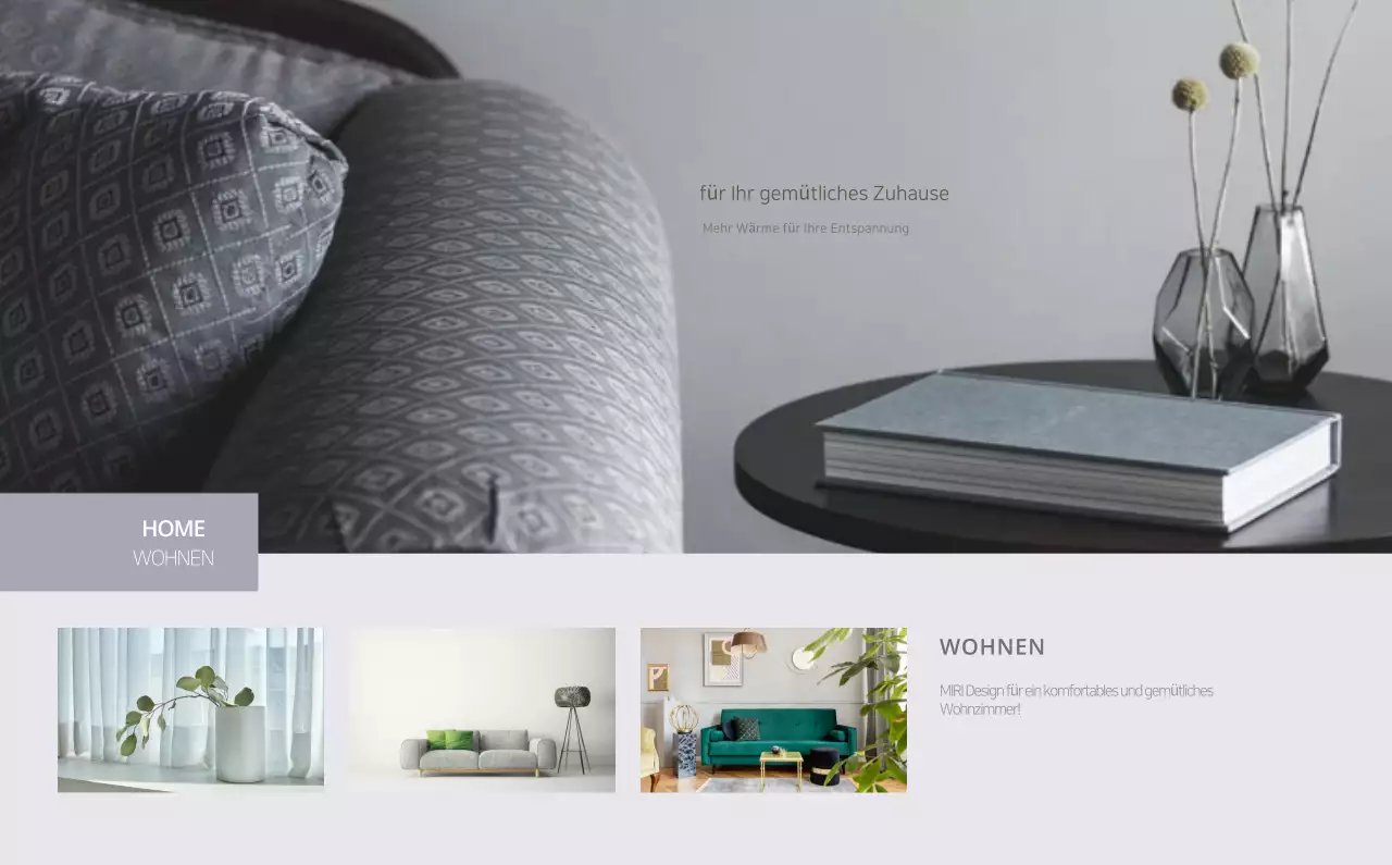 Beigefarbener minimalistischer Innenkalender