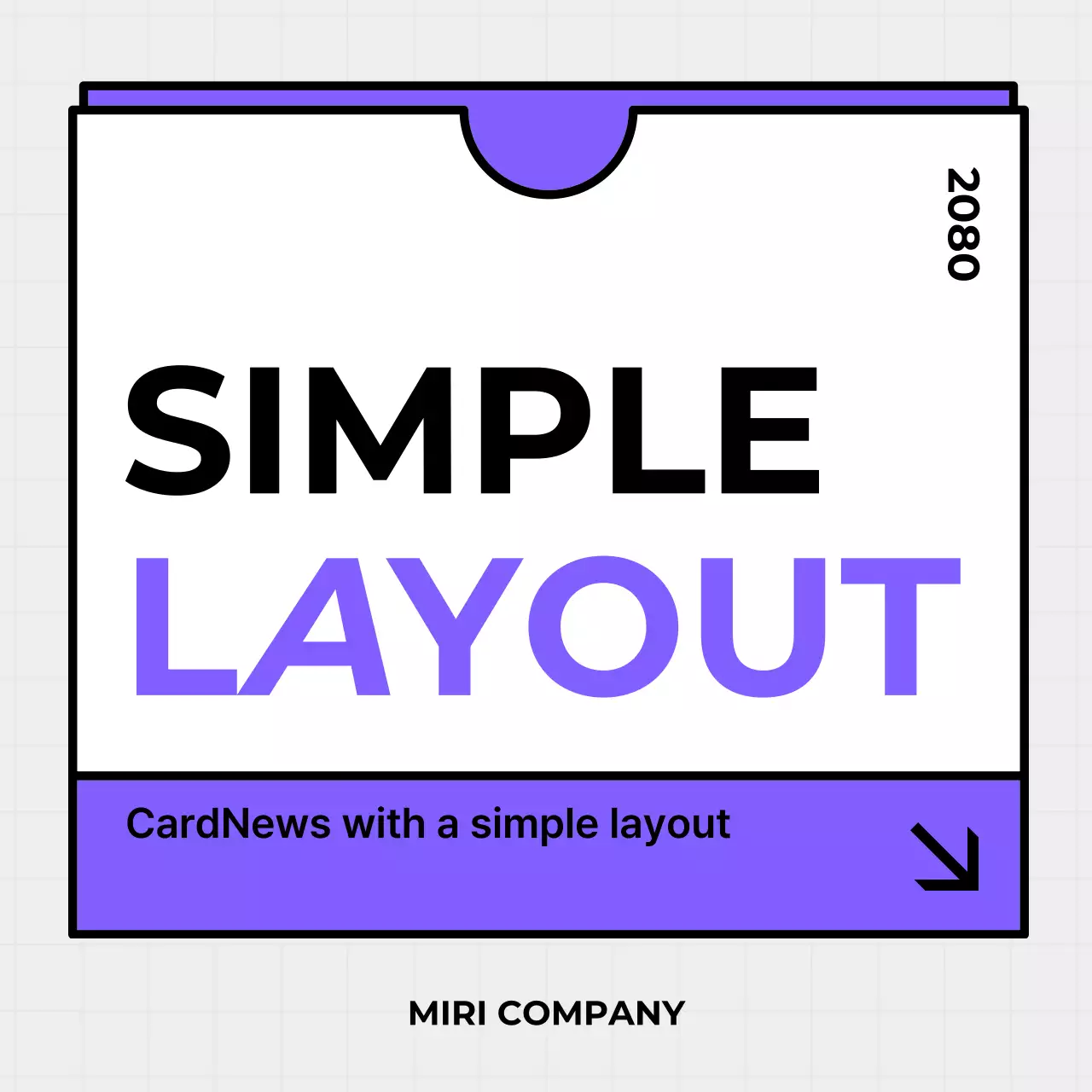 Guia de layout de conteúdo simples roxo Instagram Carousel