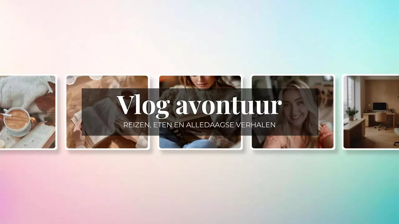 pastel modern vlog youtube kanaal kunst