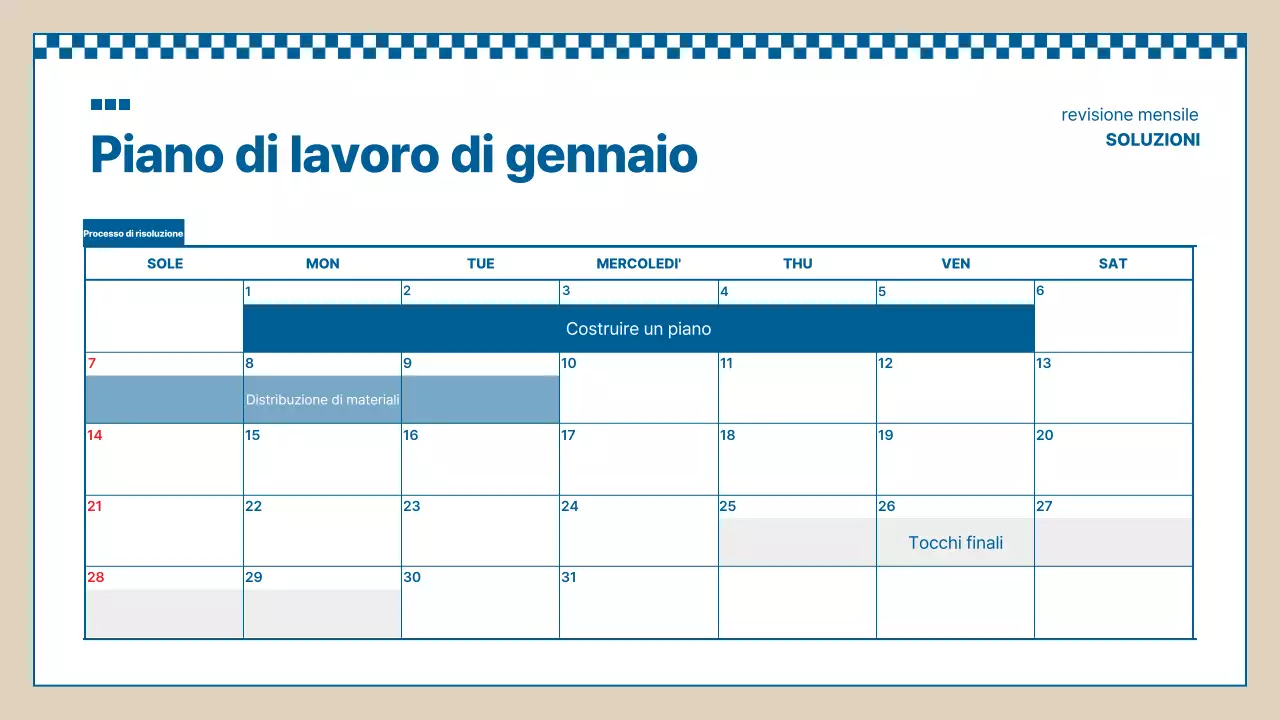 Rapporti di marketing Blue Basic