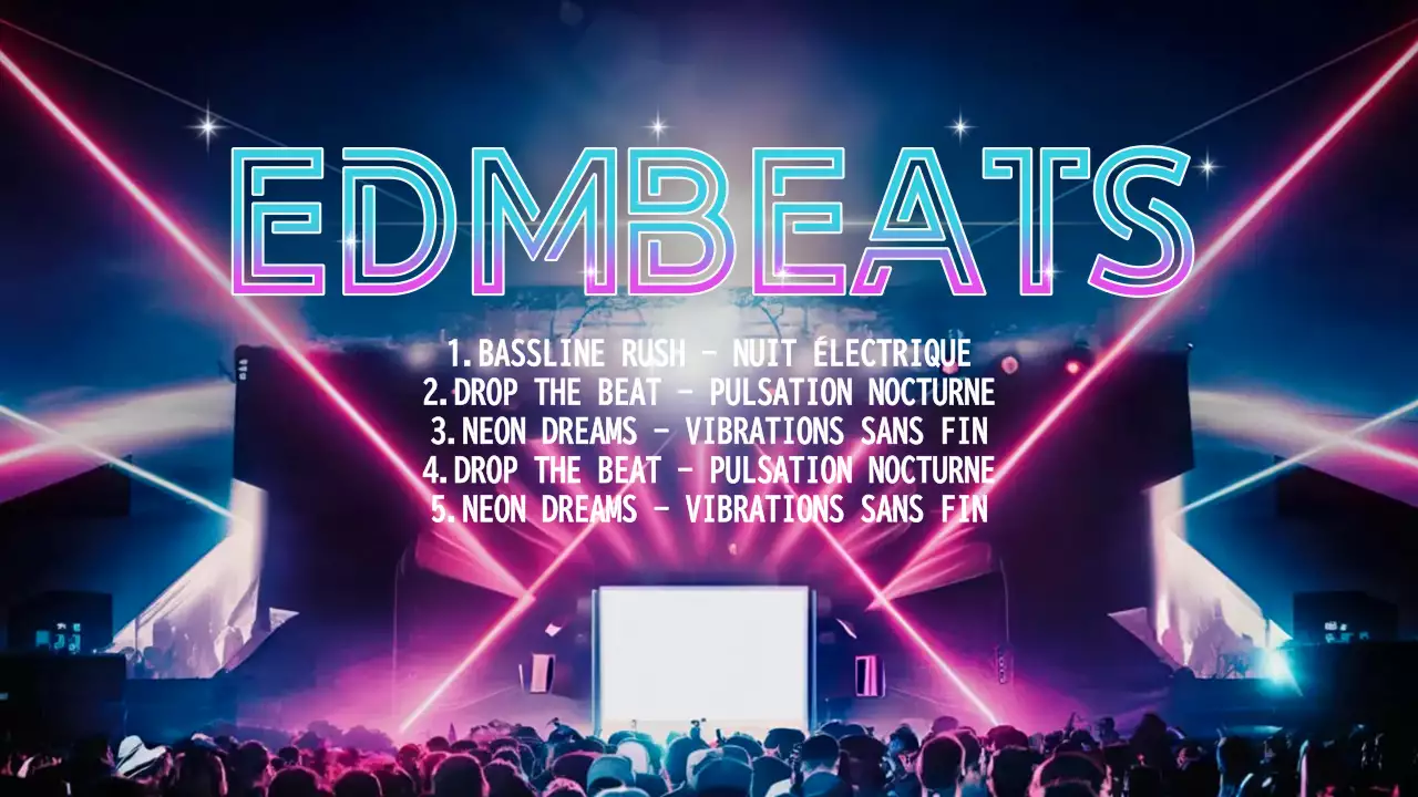 playlist musique moderne néon