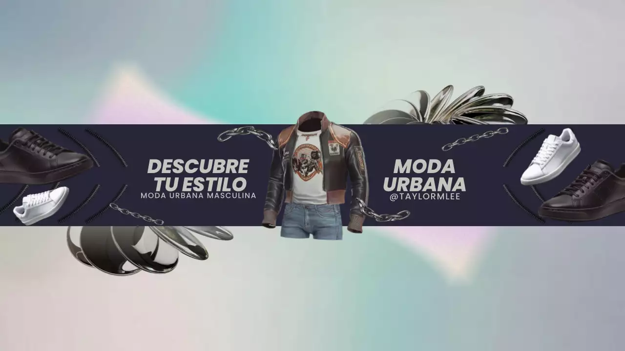 Navy Urban Streetwear Fashion YouTube Channel Art