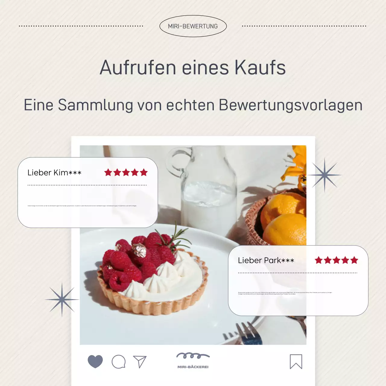 Einfache Übersichtsanzeige in Marineblau und Beige