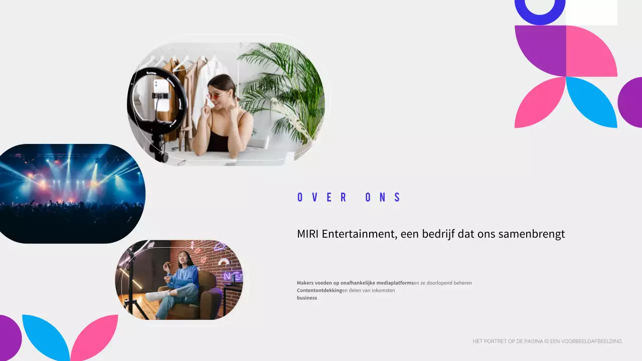 Marineblauwe moderne muziekadvertentie