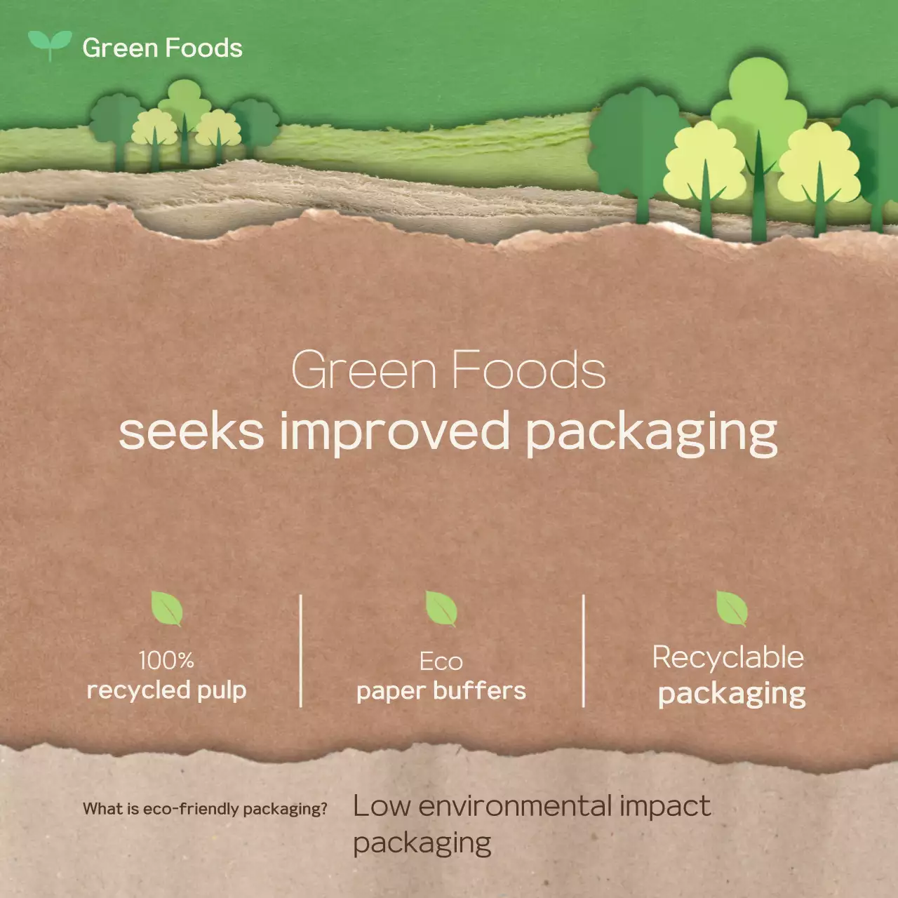 quảng cáo bảo vệ môi trường tự nhiên trừu tượng