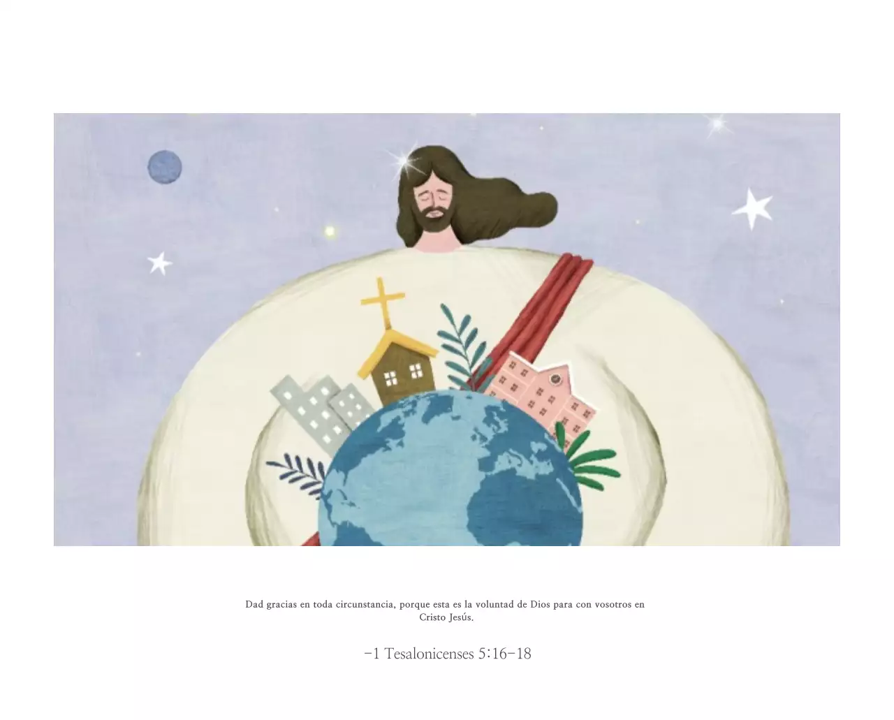 Pastel limpio ilustración iglesia