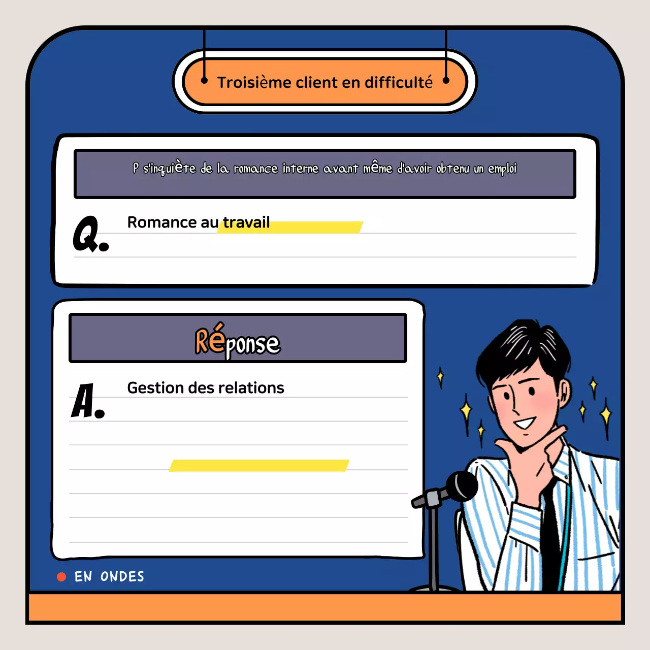 Publicité pour Orange Pop Cartoon