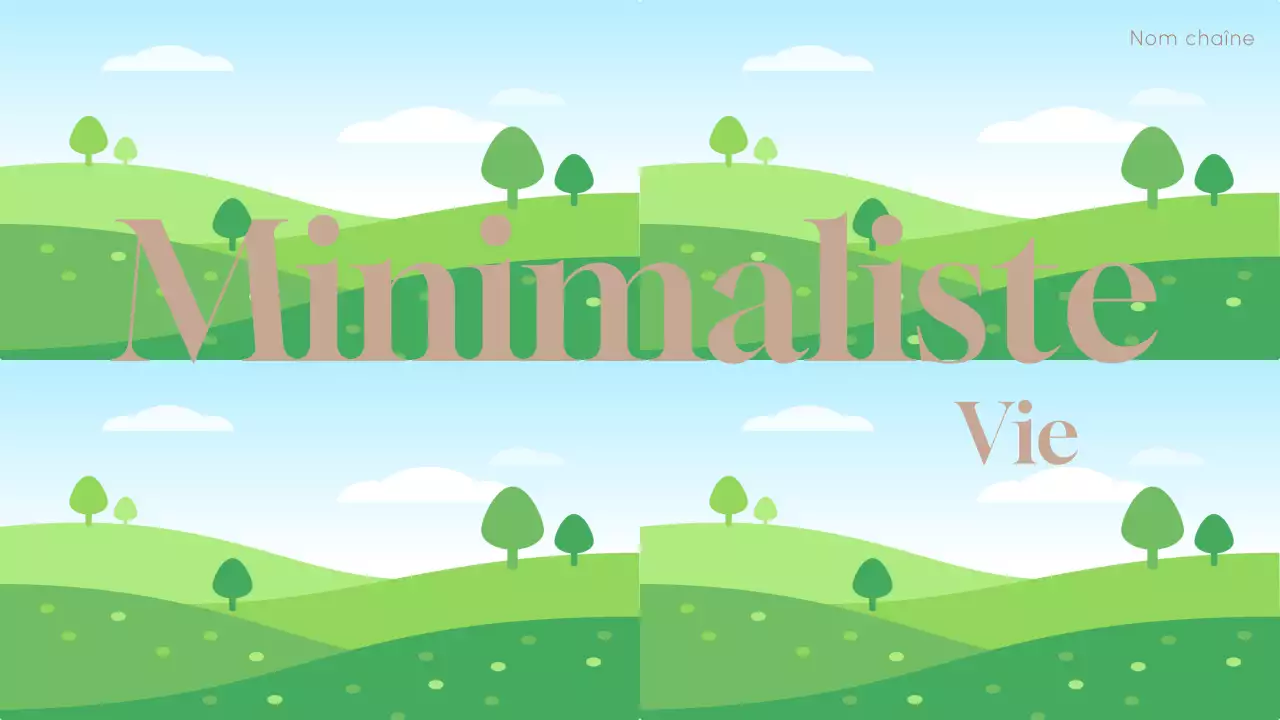 beige vie minimaliste