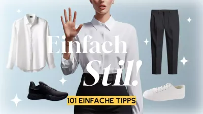 Weiß Einfacher Modeführer