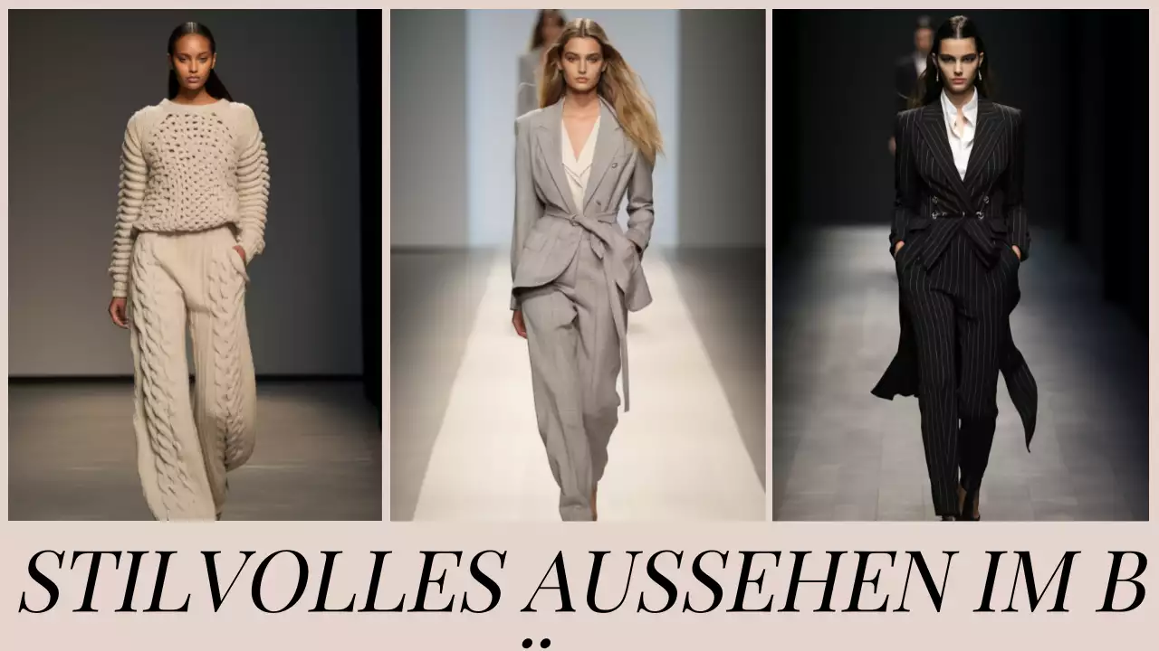 Beige Elegante Mode Anzeige