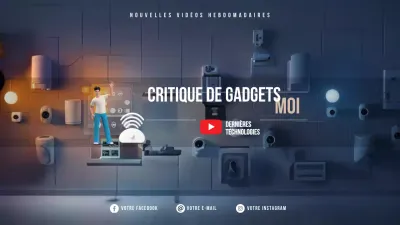 Publicité pour Blue Modern Technology