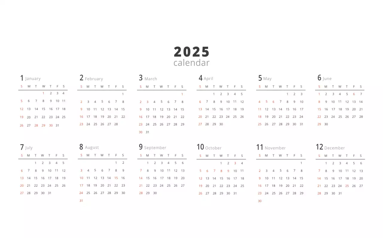 Kalender interior minimalis berwarna krem