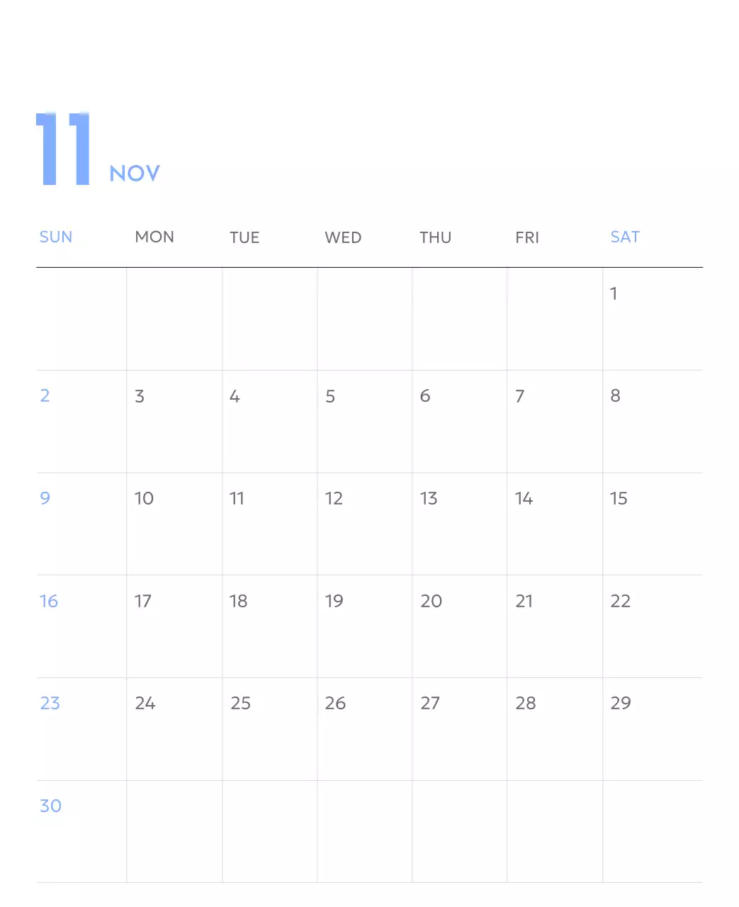 Kalender pelacak sasaran foto dengan percikan warna biru