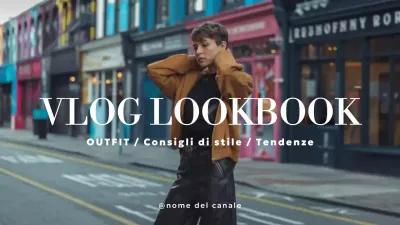 blu grigio giallo moda lookbook vlog