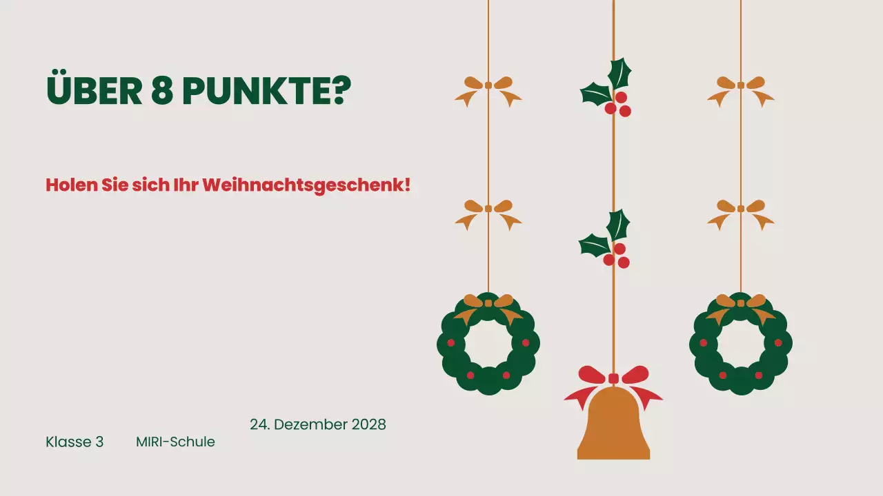 Einfache Weihnachtsgeschenke
