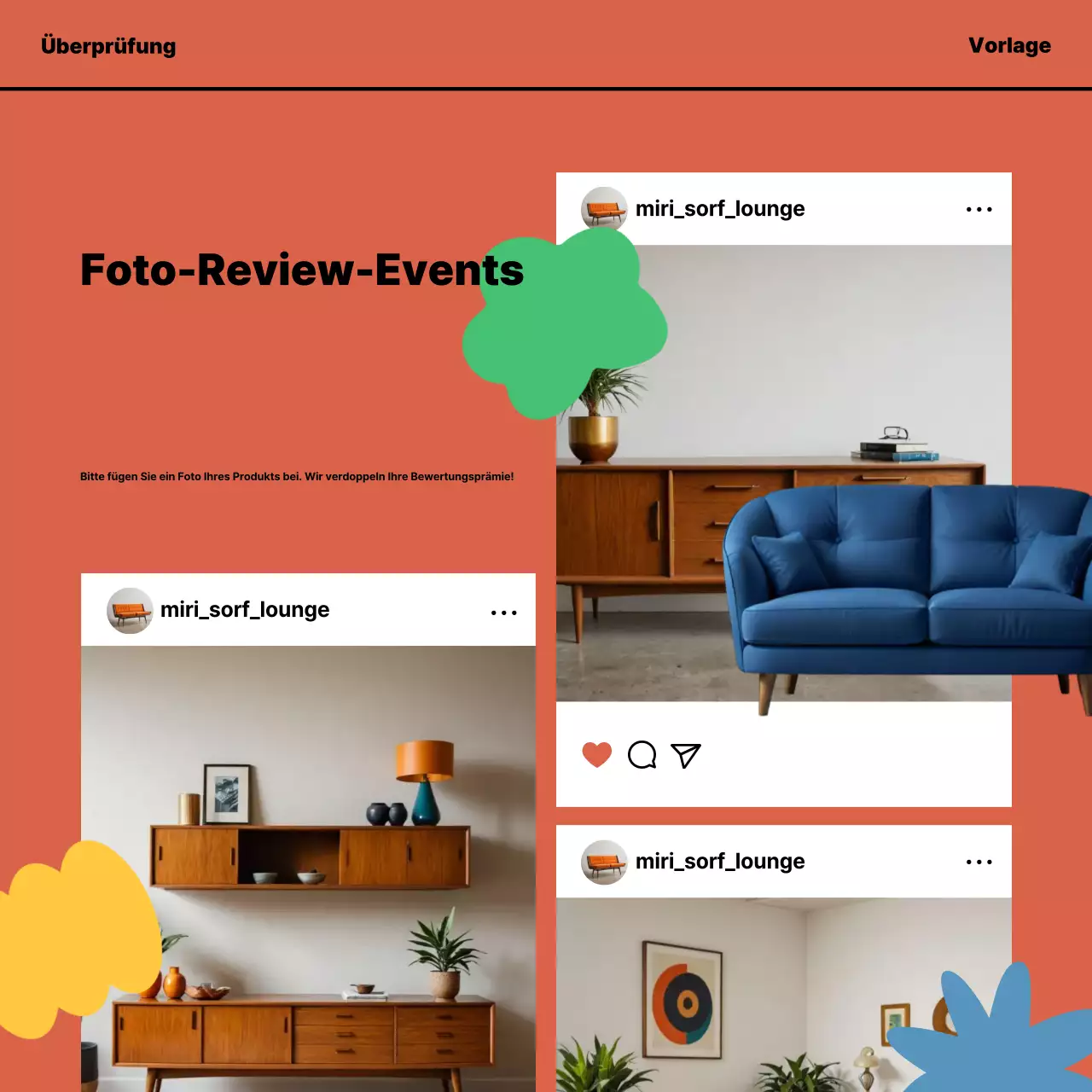 Abstrakte Vintage-Möbel Rezension