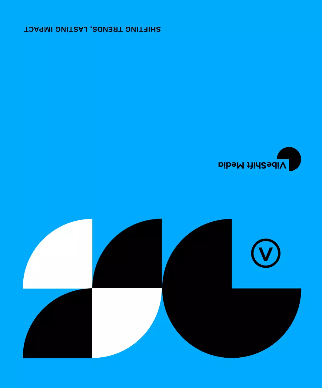 Kartu nama promosi pemasaran geometris berwarna biru